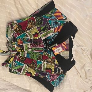 Vintage style monster crop shirt